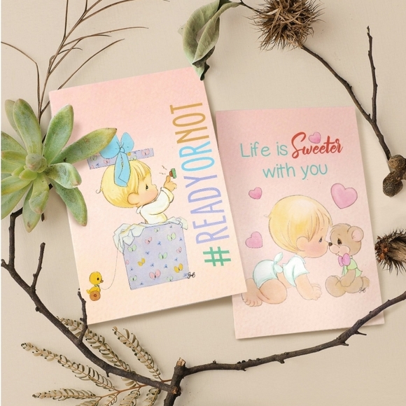Precious Moments Baby Shower Cards NIB Set of 24 - Picture 5 of 6